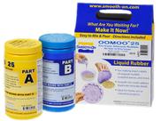 Kit de borracha de silicone Smooth-On Oomoo 25 de cura por estanho, 2 pintas