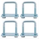 Kit de braçadeira Leaf Spring MYZHRE, pacote com 4 unidades para caminhão de 6,7 x 9,5 cm