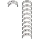 Kit de bronzinas centrais Fiat Uno 2001 a 2023 METAL LEVE