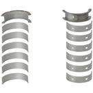 Kit de bronzinas centrais Mercedes Benz Oh 1313 1980 a 1987