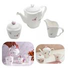 KIT de Bules Para Café e Chá em Porcelana Linha Borboleta Wolff Mesa Posta Premium