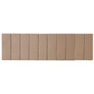 Kit de Cabeceira Modular King Linea 10 pçs Fendi Kit de Cabeceira Modular King Linea 10 pçs Fendi