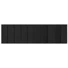 Kit de Cabeceira Modular King Linea 10 pçs Preto
