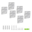 Kit de cabide de espelho Leyaflex French Cleat 6 pares de 30 kg