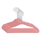 Kit de Cabide Infantil de Veludo Rosa Oikos - 30 Unidades