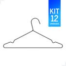 Kit de Cabides Tintureiro com Cava Preto - 12 Peças para Roupas Sempre no Formato Ideal