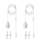 Kit de cabo de soquete de luz Zarnicy 5m Lâmpada suspensa 110-230V Kit de cabo de soquete de luz Zarnicy 5m Lâmpada suspensa 110-230V