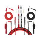 Kit De Cabos De Teste Para Multímetro 18 Peças P1308B Com Plugue Banana 4MM E Cabo Sonda Com Clipe Kit De Cabos De Teste Para Multímetro 18 Peças P1308B Com Plugue Banana 4MM E Cabo Sonda Com Clipe