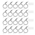 Kit de cabos suspensos Cezelux Hexagon Garage Lights, pacote com 20