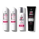 Kit de cachos ultra-definidor Hair Care Love Ur Curls e gel de musgo marinho irlandês