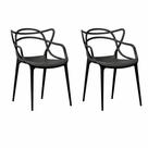 Kit de Cadeiras Allegra Modernas Conforto, Leveza e Durabilidade para Ambientes Residenciais e Comerciais