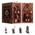 Kit de cadernos de livros DIY em miniatura Dollhouse MiniCity Alice no País das Maravilhas