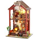 Kit de cadernos de livros DIY RONSTONE Booknook-Creativity 3D Quebra-cabeça de madeira