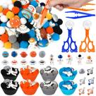 Kit de Caixa Sensorial Espacial Astronauta OAXNTGW com 133 Peças Kit de Caixa Sensorial Espacial Astronauta OAXNTGW com 133 Peças
