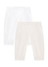 Kit de calças jogger de cotton Brandili Baby Branco Kit de calças jogger de cotton Brandili Baby Branco