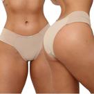 Kit de Calcinhas Tanga Poliamida Cós Largo Juvenil Juliete