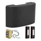 Kit de campainha com fio Craftmade CK2001-FB 16V preto Kit de campainha com fio Craftmade CK2001-FB 16V preto