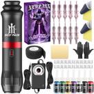 Kit de caneta para tatuagem Nedpain com máquina rotativa, tinta e agulhas