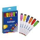 Kit de Canetas Coloridas para Quadro Branco 6 Cores Xalingo Kit de Canetas Coloridas para Quadro Branco 6 Cores Xalingo