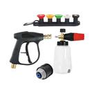 Kit De Canhão De Espuma Para Lavadora De Alta Pressão Com Conector Rápido 1/4 E Adaptador M22-14