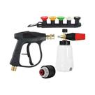 Kit De Canhão De Espuma Para Lavadora De Alta Pressão Com Conector Rápido 1/4 E Adaptador M22-14