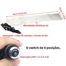 Kit De Capa De Volante Aquecida 12V Universal 60x9cm 4 Estilos 3 Interruptores Redondos De 6 Marchas Kit De Capa De Volante Aquecida 12V Universal 60x9cm 4 Estilos 3 Interruptores Redondos De 6 Marchas
