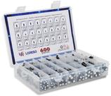 Kit de capacitor eletrolítico LSR LORESO 600pcs 0,1uF-1000uF 50V