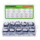 Kit de capacitores MOKMMKIT 22 valores 330 peças 1uF-100uF 100V-400V