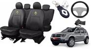 Kit de Capas de Couro Impermeável Renault Duster 2012 com Capa de Volante e Chaveiro