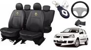 Kit de Capas de Couro para Renault Clio 2000 com Chaveiro Personalizado!