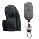 Kit de Capas em Couro P/ Chave + Manopla Câmbio Manual Captur 2017 2018