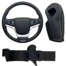 Kit de Capas P/ Volante + Manopla Câmbio Automático Spin Activ 2019 2020 2021 2022 2023 2024