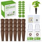 Kit de Cápsulas Hidropônicas Ahopegarden 52 Peças com Nutrientes