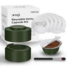 Kit de Cápsulas Reutilizáveis Vertuo NESSUS com 100 Tampas de Alumínio