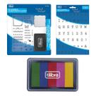 Kit de Carimbos Cartela Transparente + Almofada + Planner - Tilibra