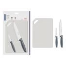 Kit de Carn/Legum Inox 3 Pç Plenus Cinza Tramontina 23498614 Kit de Carn/Legum Inox 3 Pç Plenus Cinza Tramontina 23498614