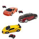 kit de Carrinho de Controle Remoto 1:18 Com Luz de Farol nas Cores Amarelo, Laranja e Vermelho Importway kit de Carrinho de Controle Remoto 1:18 Com Luz de Farol nas Cores Amarelo, Laranja e Vermelho Importway