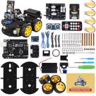 Kit de carro robô inteligente ELEGOO UNO R3 V4 para crianças Arduino de 8 a 16 anos