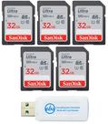 Kit de Cartões de Memória Everything But Stromboli 32GB SD 5 Unidades