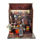Kit de casa de bonecas em miniatura DIY Dark Magic com luz LED Kit de casa de bonecas em miniatura DIY Dark Magic com luz LED