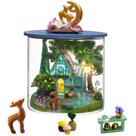 Kit de casa de bonecas em miniatura DIY TOPBSFARNY Time Magic Wonderland