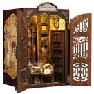 Kit de casa em miniatura DIY CUTEBEE Book Nook Bookshop Memories