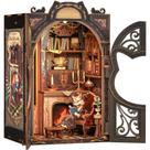 Kit de casa em miniatura DIY CUTEBEE Book Nook para adultos e adolescentes
