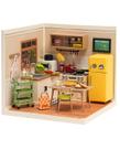 Kit de casa em miniatura RoWood DW008 Happy Meals Kitchen Kit de casa em miniatura RoWood DW008 Happy Meals Kitchen
