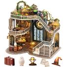 Kit de casa em miniatura Sutinban Magic House com móveis e LED