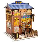 Kit de Casa Miniatura DIY OTIOTHING Book Nook Japonês com LED Kit de Casa Miniatura DIY OTIOTHING Book Nook Japonês com LED