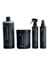 Kit de Cauterização Carbon Technology Hair Princess - 4 Passos para Cabelos Fortes e Brilhantes