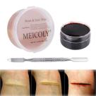 Kit de cera cicatricial MEICOLY para efeitos especiais com sangue falso