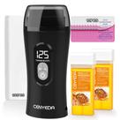 Kit de Cera de Mel Digital CENYEDA com Aquecedor Roll-On e 2 Cartuchos