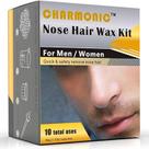 Kit de cera nasal Charmonic para homens e mulheres, 50 g/10 de uso